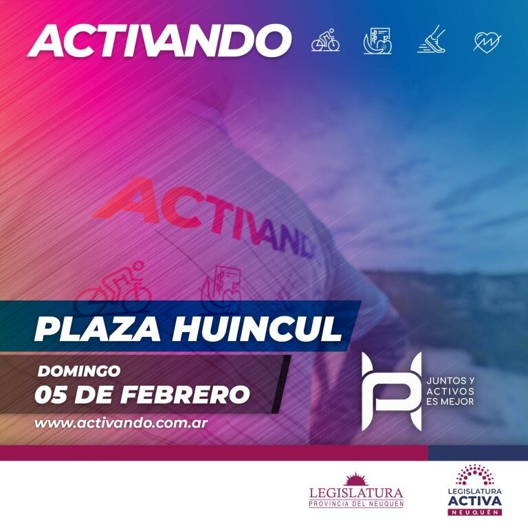 Carreras de Trail Running del programa ‘Activando’ llegan a la ciudad de Plaza Huincul