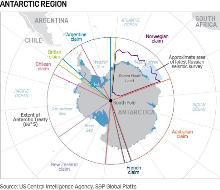 Rusia descubre 511 mil millones de barriles de petróleo en la Antártida: Implicaciones globales