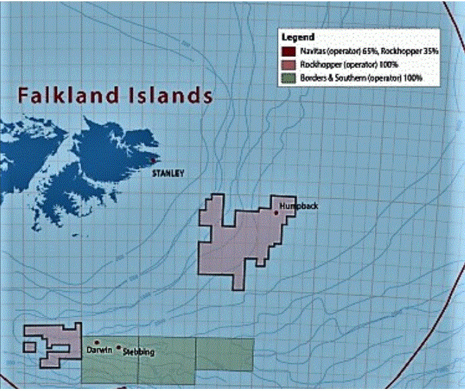 Los británicos de Malvinas extendieron a la petrolera Rockhopper las siete licencias al sur de las islas